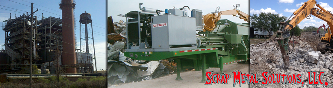 Mobile Scrap Yard, Oil and Gas Demolition, Metal Demolition, Metal Decommission